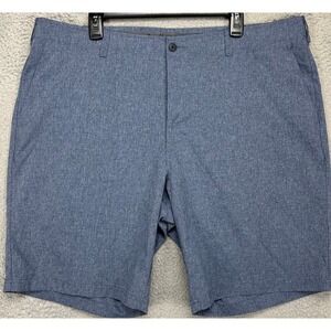 Ben Hogan Shorts Mens 42‎ Grey Performance Chinos Golf Flat Front Athletic NEW